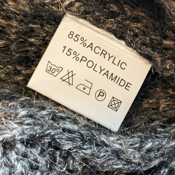 NWT Turtleneck Cable Knit Mini Sweater Dress - Picture 8 of 8